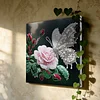 DIY Pearl Painting Butterfly for Home Wall Decor with Frame(25x25cm)