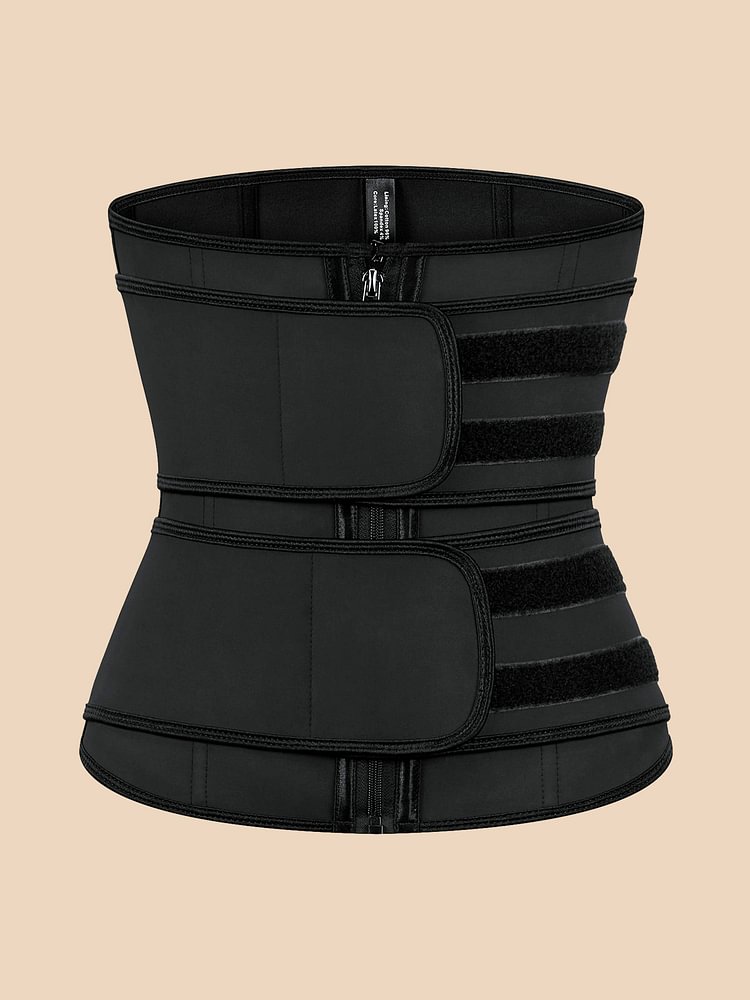 Corset Latex Buckle Waist Corset Belt LATEX Rubber Straps Corset