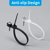 100PCS Zip Ties with Screw Hole Circular Hole Tie-Delis666-Adracos