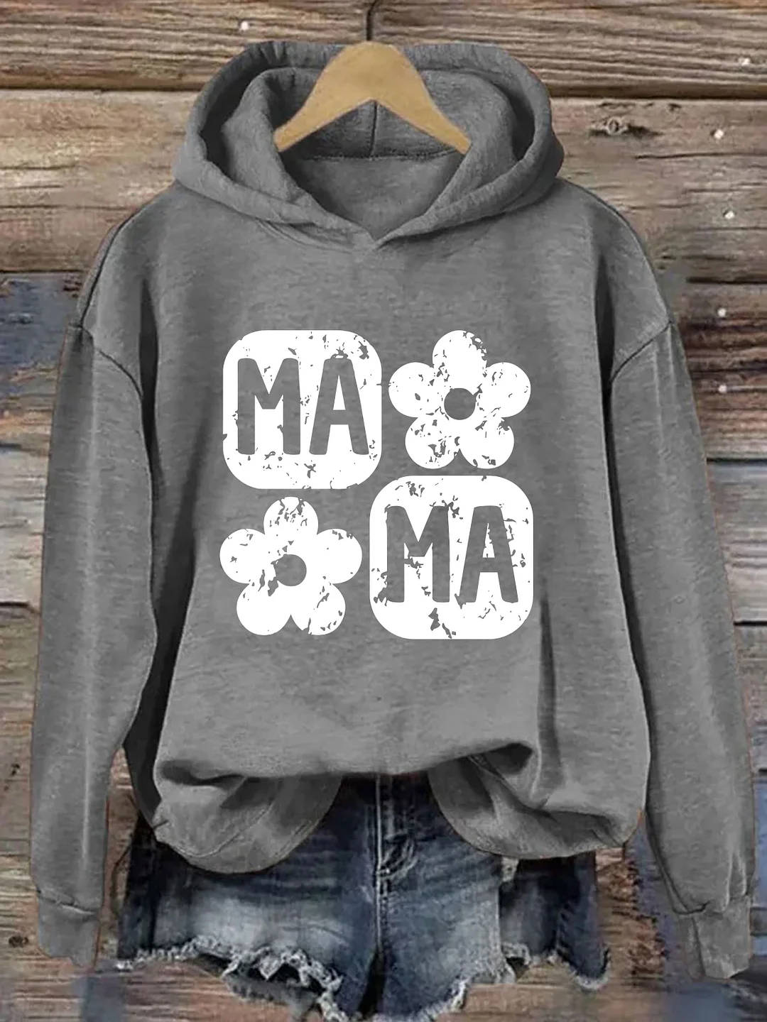 Checker Mama Hoodie