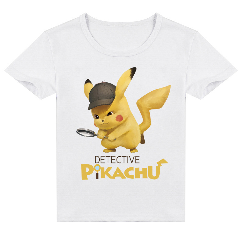 Mayoulove Pikachu T-Shirt - Cute Pokemon Graphic Tee for Kids - Perfect for Fans of Pikachu and Pokemon - Soft and Comfortable Fabric - Ideal for Boys and Girls - Available in Multiple Sizes-Mayoulove
