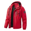 Men's Full-Zip Hooded Windbreaker Jacket &ndash; Lightweight Open-Front Technical Shell for Casual & Outdoor Wear by Inlyline