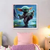 Yoda-11CT Stamped Cross Stitch 40*40cm tapestrymarket