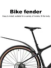 Bicycle Mudguard Strong Toughness Front Rear Tire Mud Guards Cycling Accessories