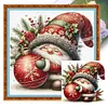 Christmas Gnome-11CT Stamped Cross Stitch 40*40cm/15.75*15.75in