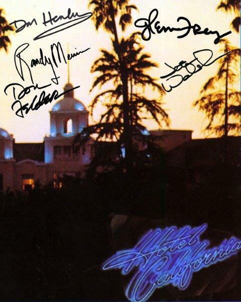 REPRINT - EAGLES HOTEL CALIFORNIA Don Henley - Glenn Frey Signed 8 x 10 Photo Poster painting RP