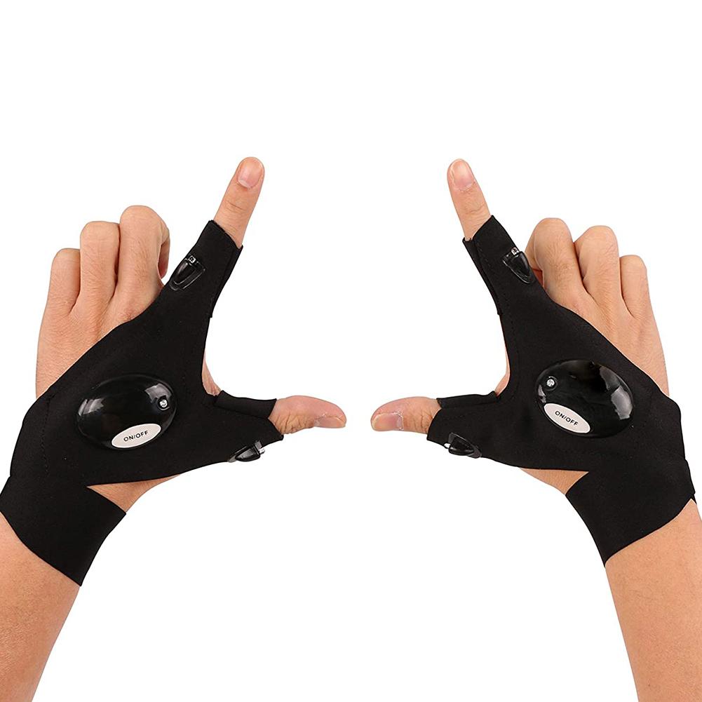 

Luminous fishing gloves night fishing LED luminous gloves LED lighting lu, 501 Original
