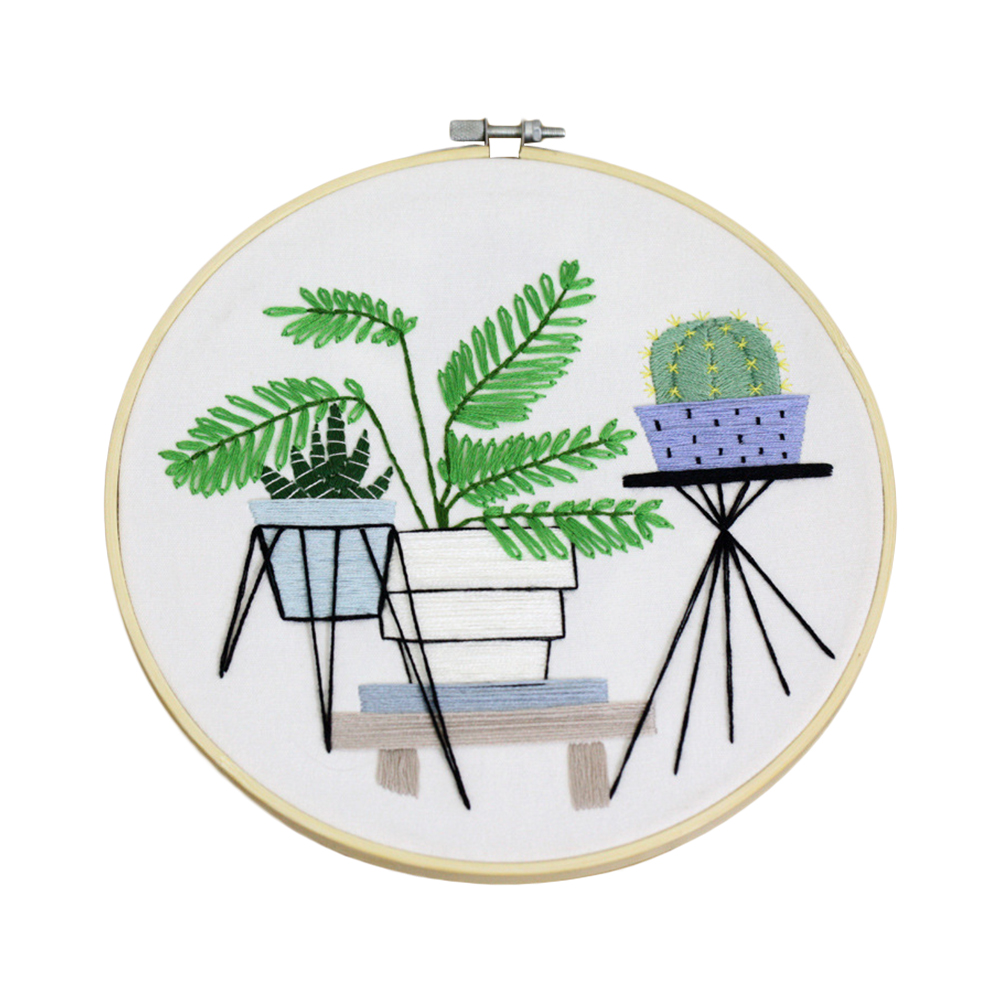 

Cute Plants - Embroidery Cross Stitch - 30*30CM, 501 Original