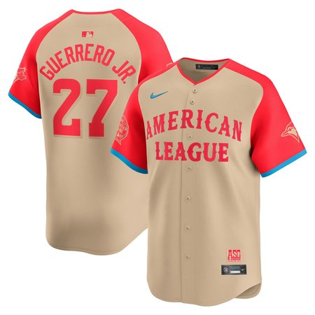 Men's American League Vladimir Guerrero Jr.  Cream 2024 MLB All-Star Game Limited Player Jersey
