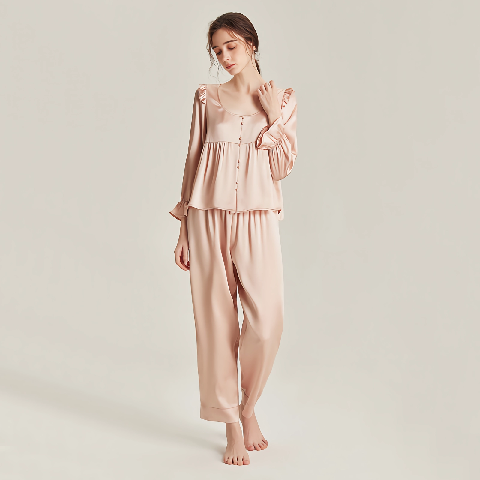 Sweet Style Silk Pajamas For Women REAL SILK LIFE