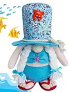 2Pcs Beach Gnomes Plush Cute Shelf Sitters with Weighted Base for Birthday Gifts