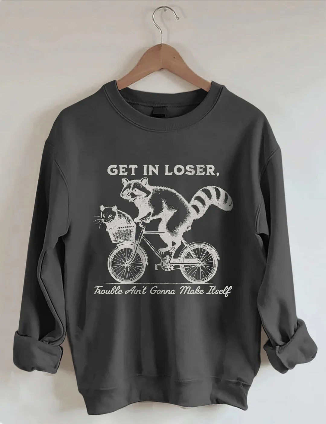 Funny Raccoon & Opossum Sweatshirt