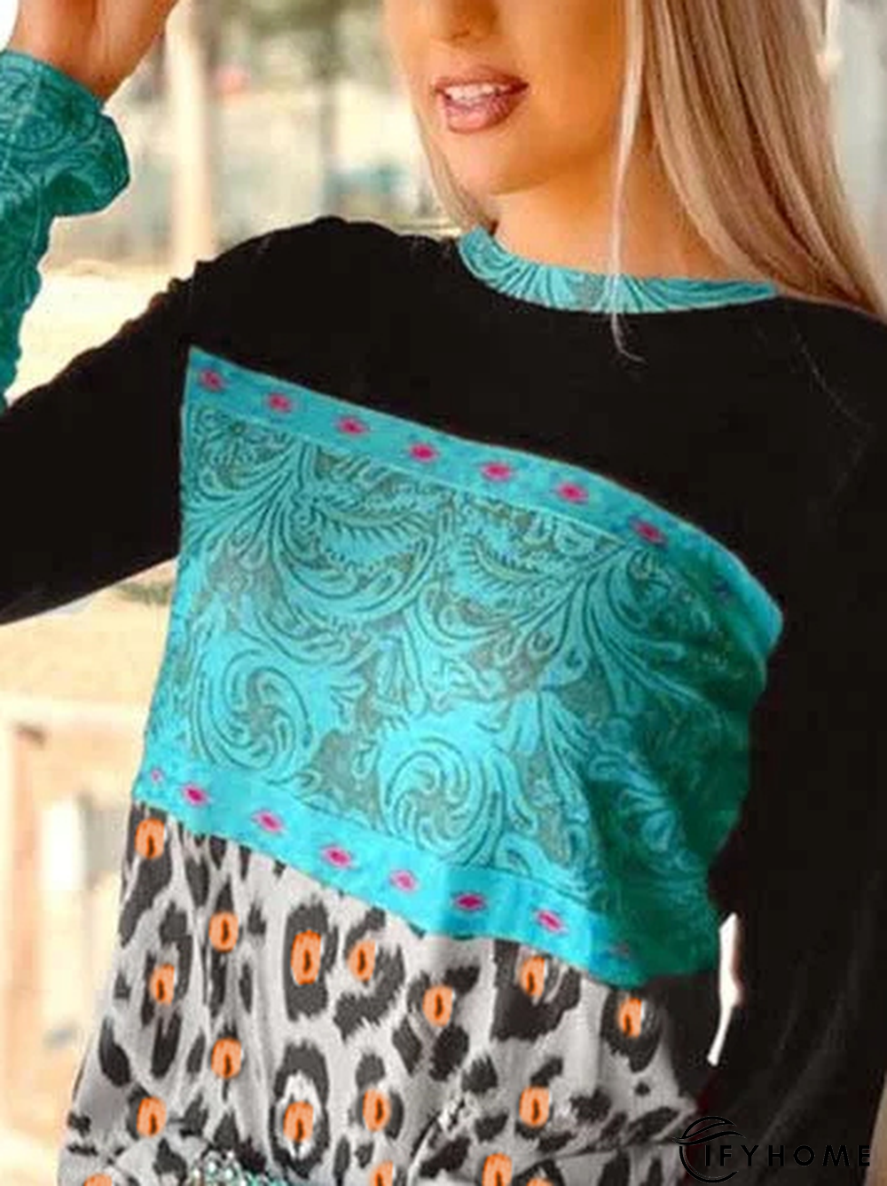 Long Sleeve Casual Tunic T-Shirt | IFYHOME