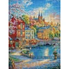 Nordic Town-9CT Stamped Cross Stitch 75*95cm/29.53*37.4in(Big Size) tapestrymarket