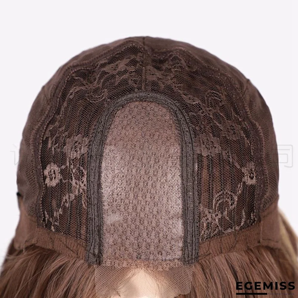 Chemical Fiber Wigs Ladies' Short Curly Hair Hoods Lace Wigs Hair Covers | EGEMISS