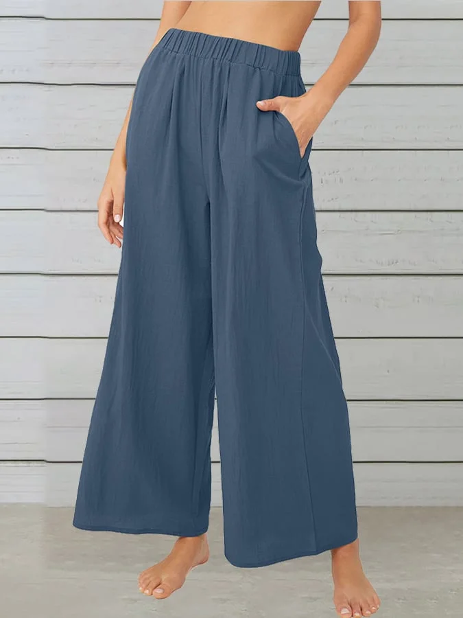 Women's Cotton Linen Loose Casual Pants