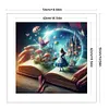 Fairy Tales In Books-11CT Stamped Cross Stitch 50*50cm/19.69*19.69in tapestrymarket
