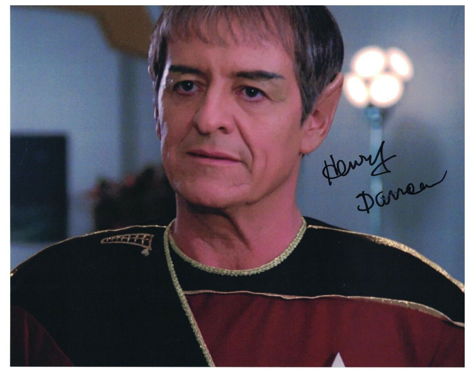 Henry Darrow Signed Autographed 8x10 Photo Poster painting Actor Star Trek