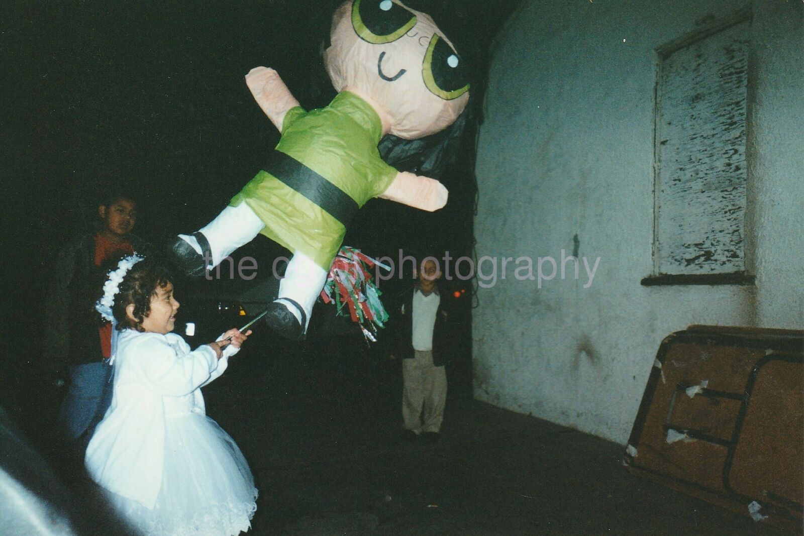 Pinata FOUND Photo Poster paintingGRAPH ColorOriginal Snapshot VINTAGE 96 28 J