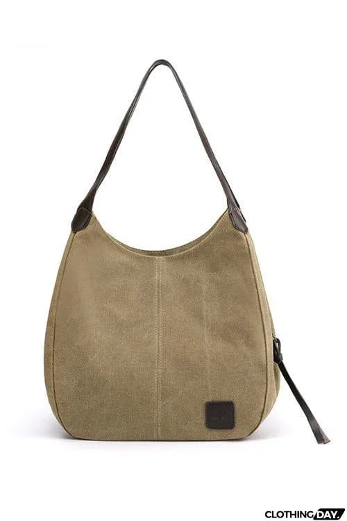 Canvas Hobo Bag