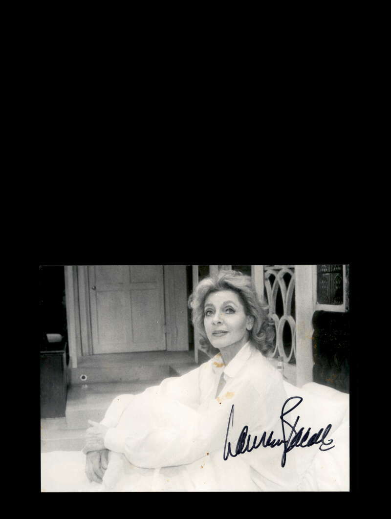 Lauren Bacall JSA Coa Signed 5x7 Photo Poster painting Autograph