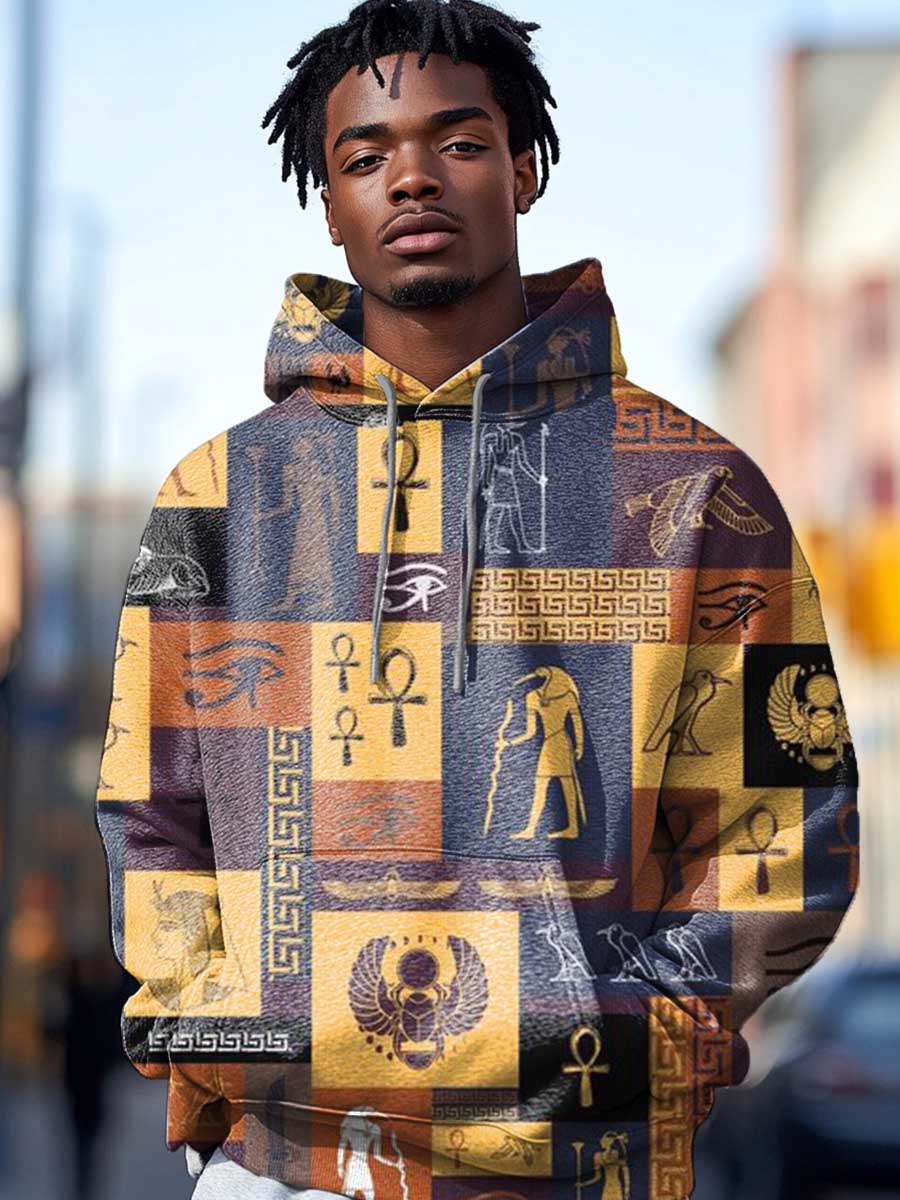 Abstract Art Figures Casual Hoodie Sweatshirt
