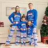 Family Striped Letter Printed Home Parent-child Pajamas