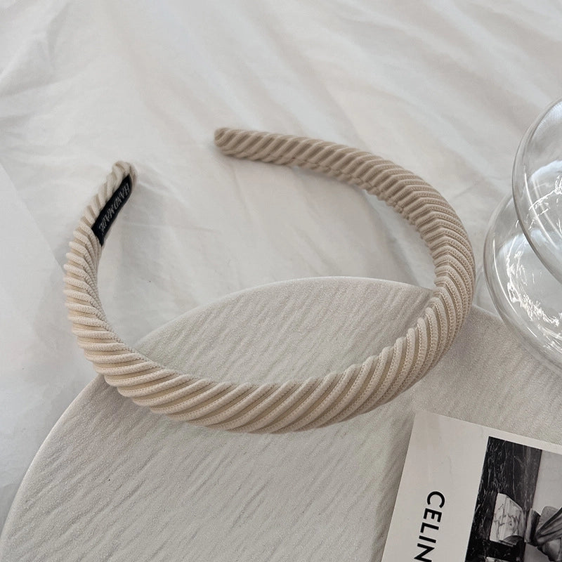 Women’s IG Style Korean Style Solid Color Cloth Hair Band