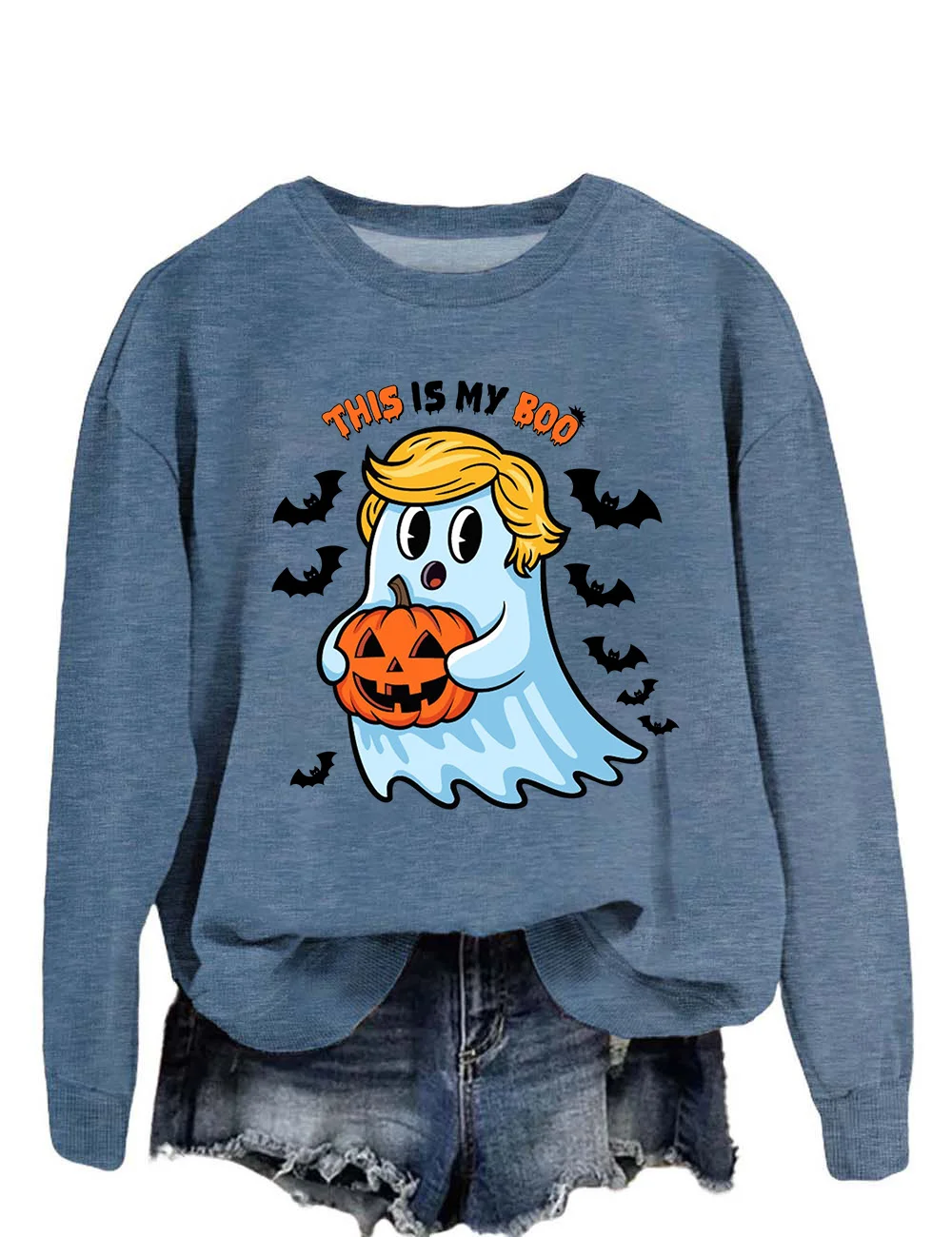 Trump Ghost Halloween Sweatshirt