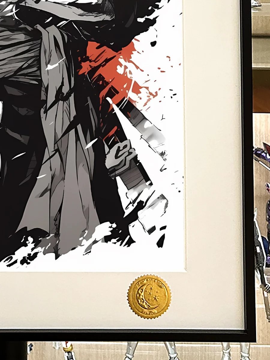 Zoro Ink Wash Painting - One Piece | Xingkong Studio