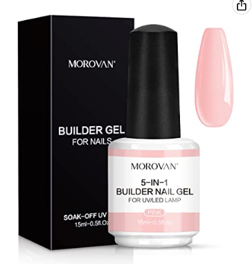 Morovan Clear Builder Gel for Nails PS19