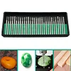 30pcs Diamond Grinding Heads Burr File Rotary Tool Jade Carving Drill Bit