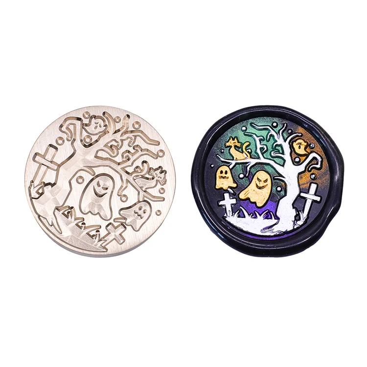 Diy Fire Lacquer Round Sealing Wax Stamp Head 25Mm gbfke