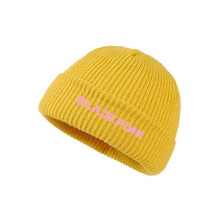 BTS BLACKPINK TWICE EXO Winter Printed Beanie Knit Hat