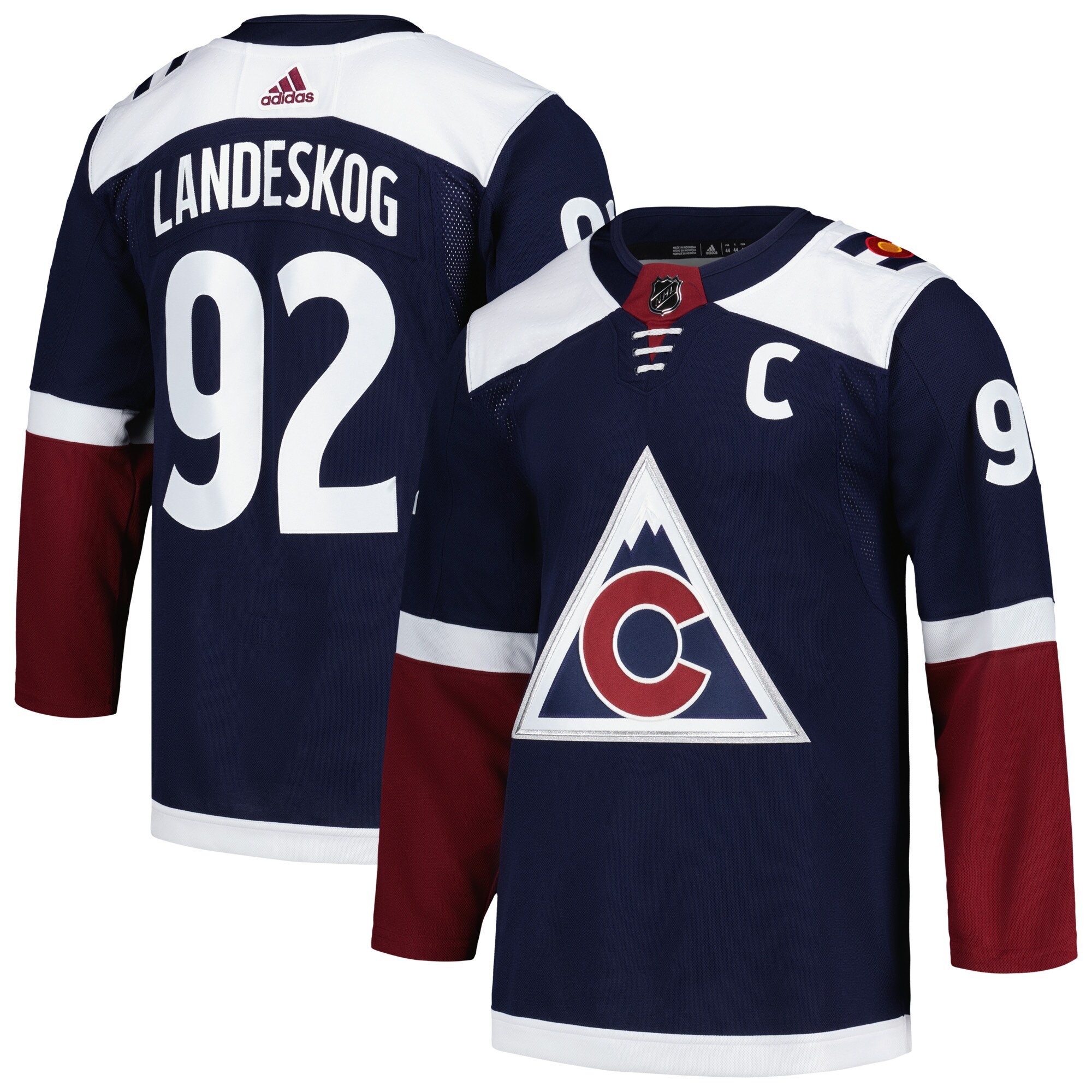 Gabriel Landeskog Colorado Avalanche  Alternate Primegreen    Jersey – Navy mysite