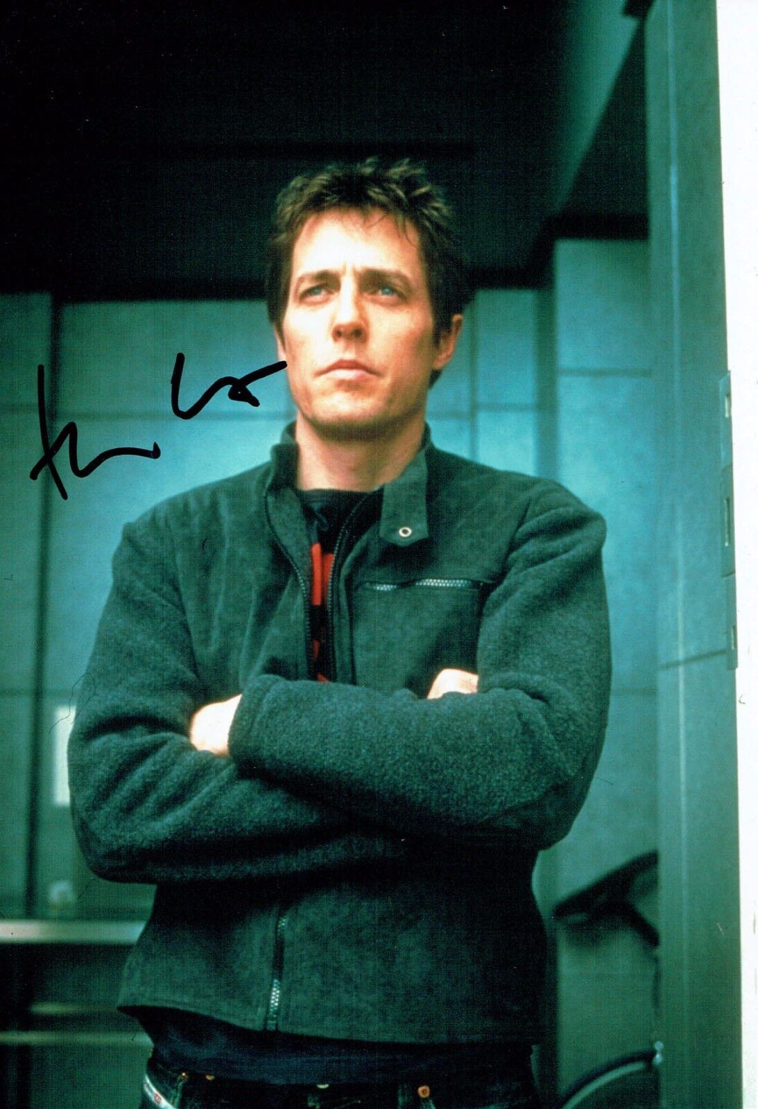 Hugh GRANT Signed Autograph Photo Poster painting COA AFTAL About a Boy EnglishActor