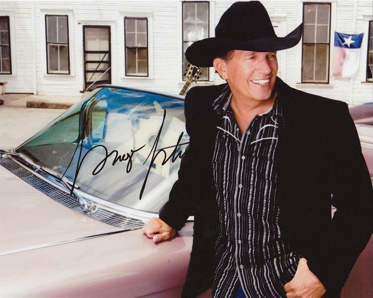 REPRINT - GEORGE STRAIT Country Autographed Signed 8 x 10 Photo Poster painting Poster