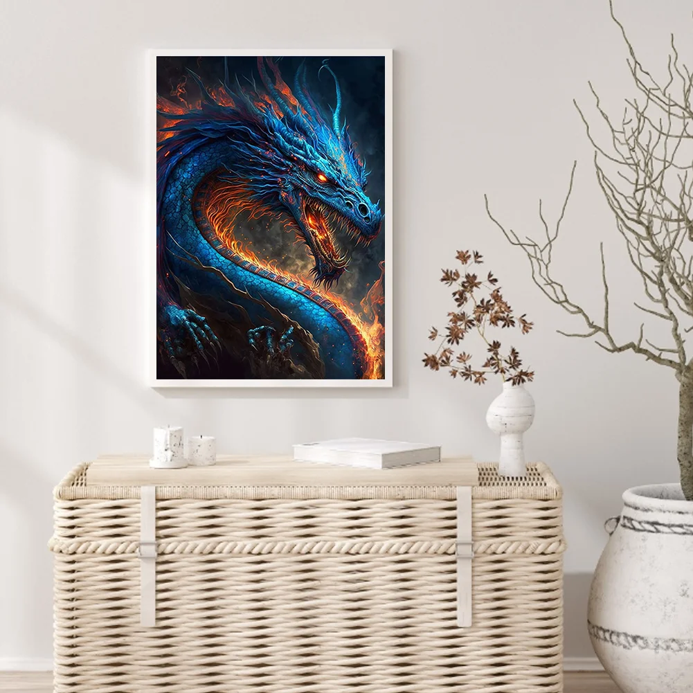 Diamond Painting - Full Round Drill - Dragon(30*40cm)