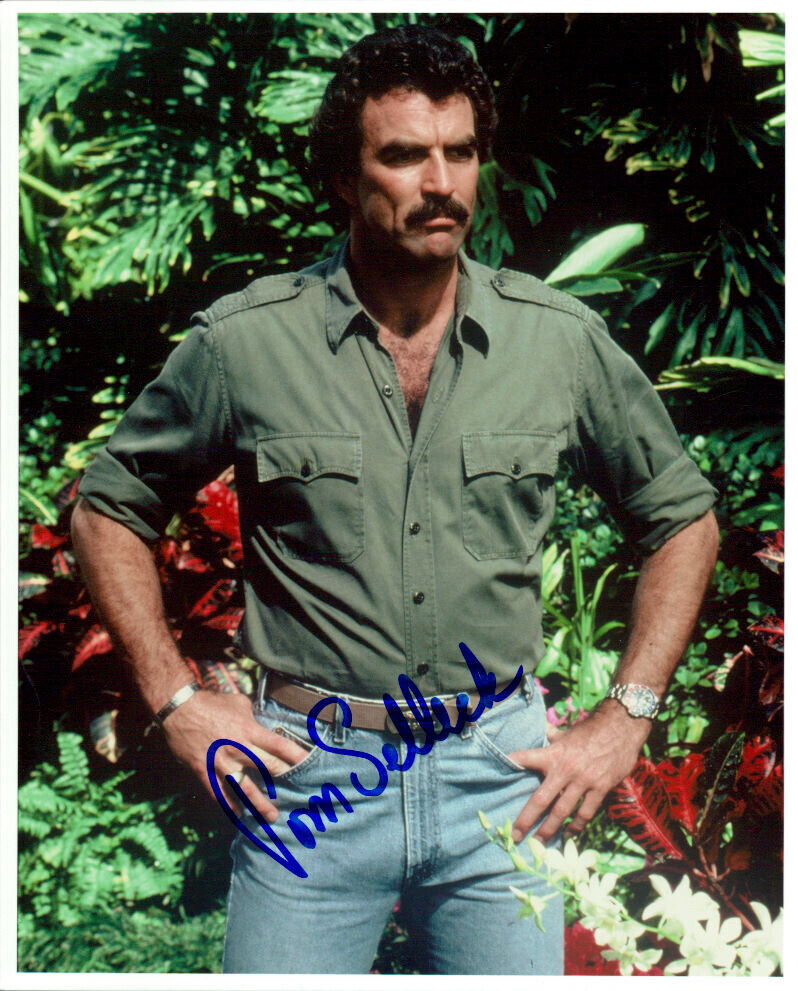 Tom Selleck signed 8x10 Photo Poster painting