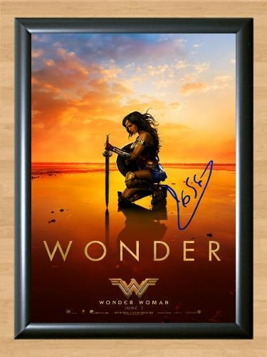 Gal Gadot Wonder Woman Signed Autographed Photo Poster painting Poster Print Memorabilia A3 Size 11.7x16.5