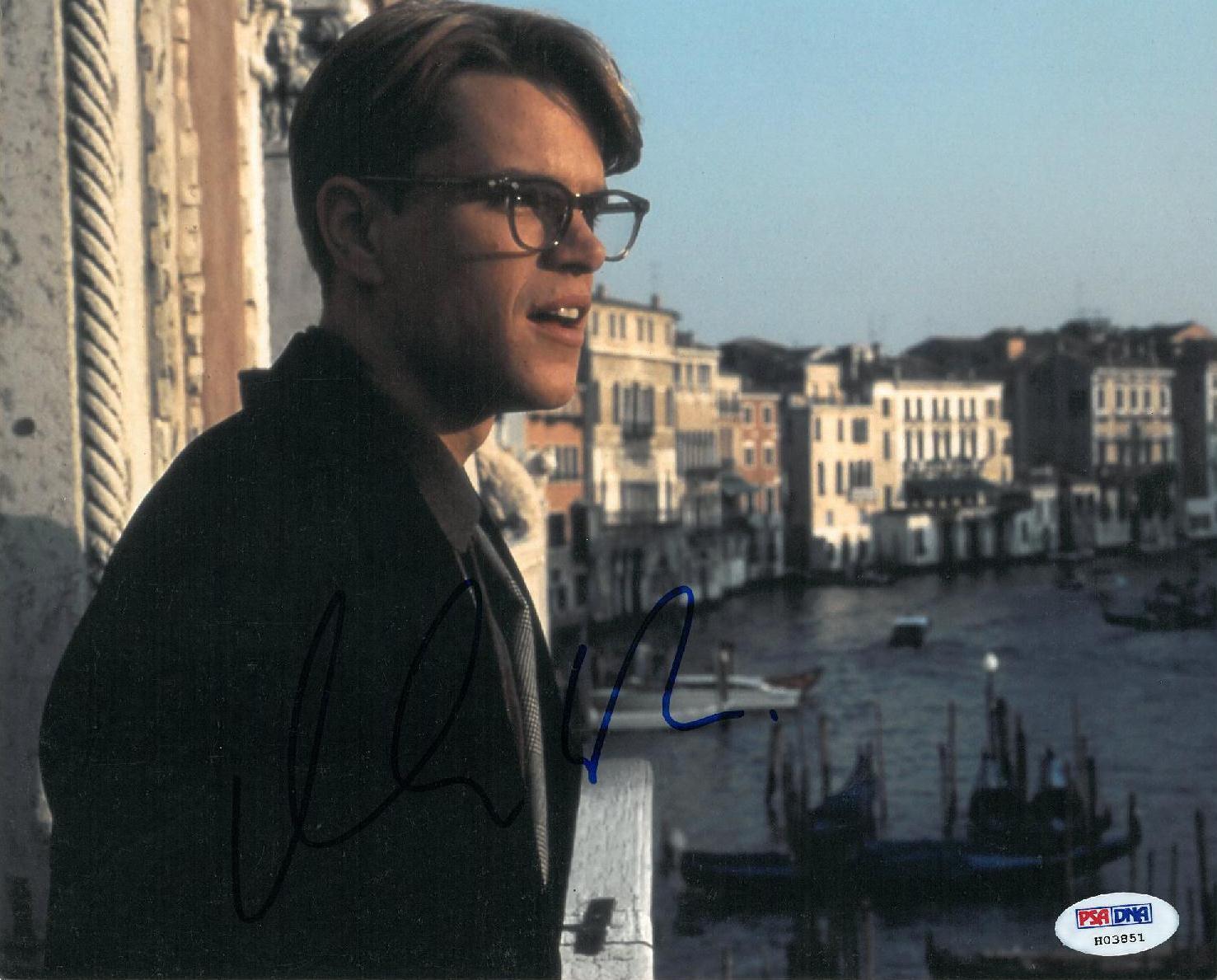 Matt Damon Signed Authentic Autographed 8x10 Photo Poster painting (PSA/DNA) #H03851