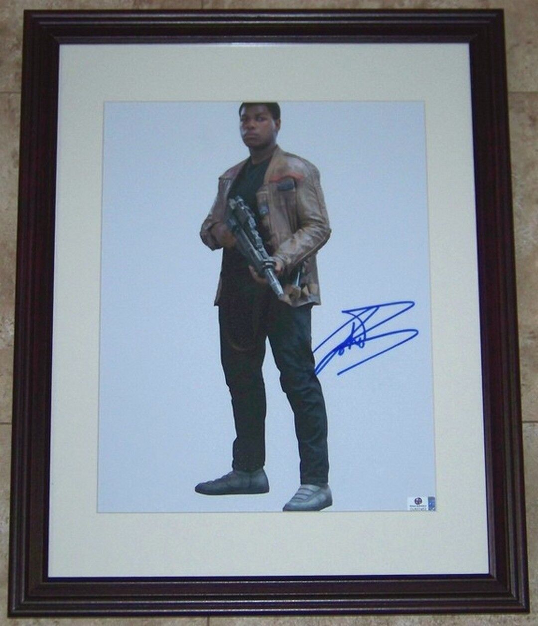 John Boyega STAR WARS FINN Signed Autographed 11x14 Photo Poster painting GA GV GAI COA!