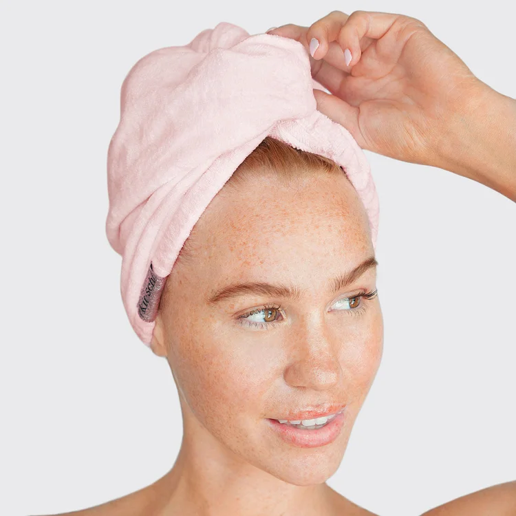 Quick Dry Hair Towel - Blush by KITSCH