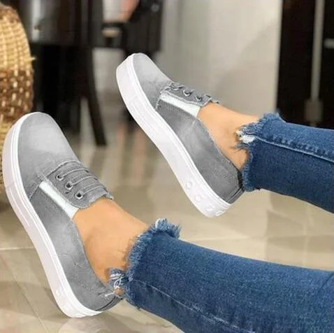 2021 Fashion Women's Canvas Shoes Lightweight Women's Sneakers Women Casual Sneakers Ladies Flat Shoe for Women Footwear