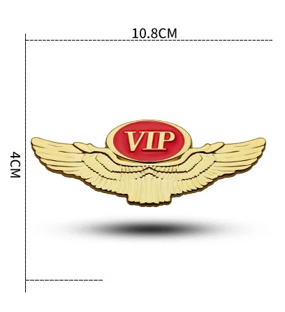 3D Wings Metal Logo for Cars（2PCS）