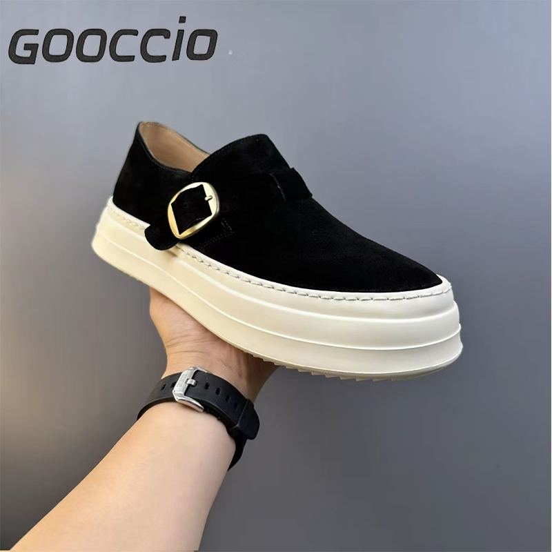 BC195 Cowhide Casual Shoes For Men GOOCCIO   