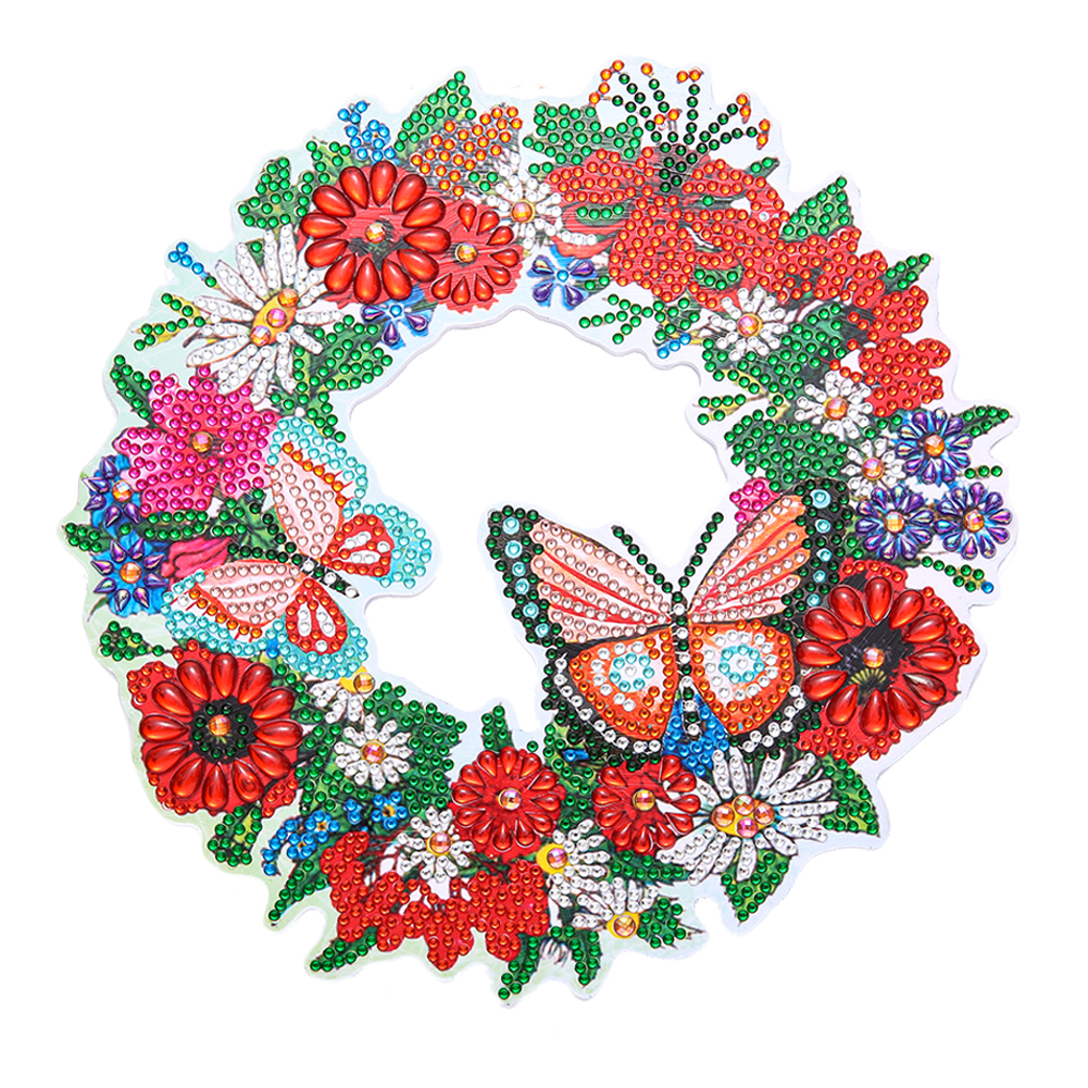DIY Spot Drill Garland 5D Crystal Diamond Painting Art Wreath Gift (DZ628)