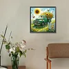Diamond Painting-DIY Full Round Drill Sunflower Car