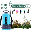 5L Battery Powered Sprayer Rechargeable Garden Sprayer for Yard Lawn and Garden