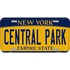 Central Park - Car License(6*12Inch)